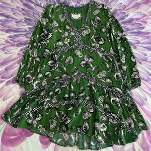 Bohemian style dress by Anthropologie size small